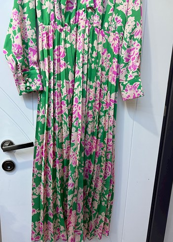 Pembe Pastel Bağcıklı Uzun Kimono - Görsel 6