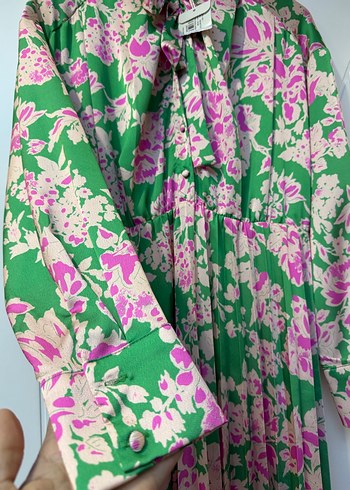 Pembe Pastel Bağcıklı Uzun Kimono - Görsel 3