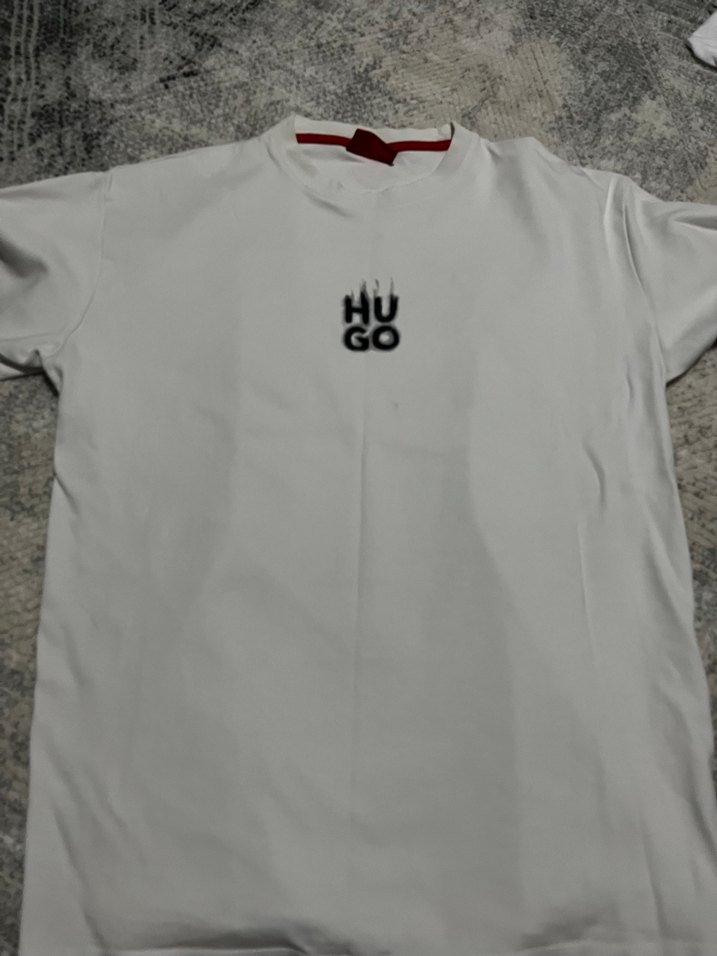 Hugo Beyaz E Tişört Kısa Kollu, Rahat Kesim - Görsel 4