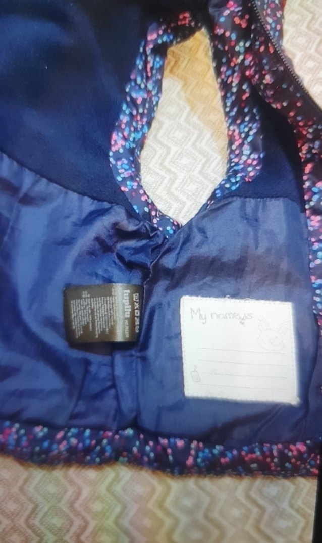 Kız Çocuk Kapüşonlu Renkli Yelek - Görsel 4