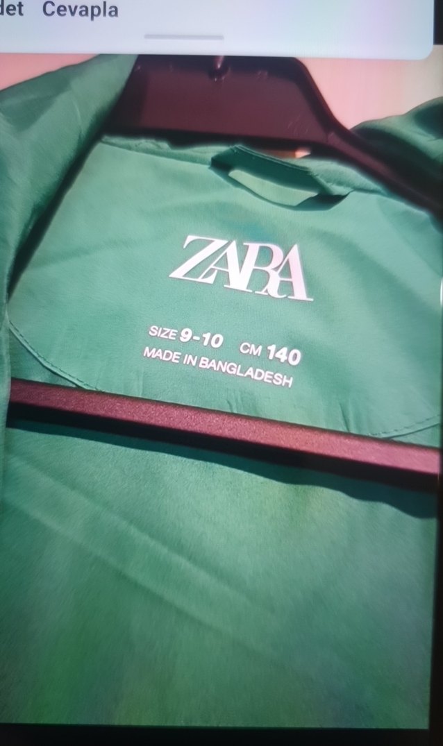 Zara Yeşil Fermuarlı Kadın Yelek - Görsel 3