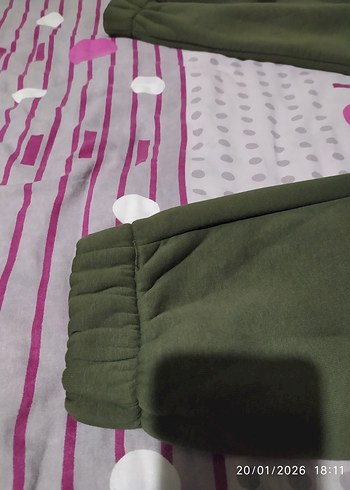 Kadın Haki Salaş Sweatpant - Görsel 5