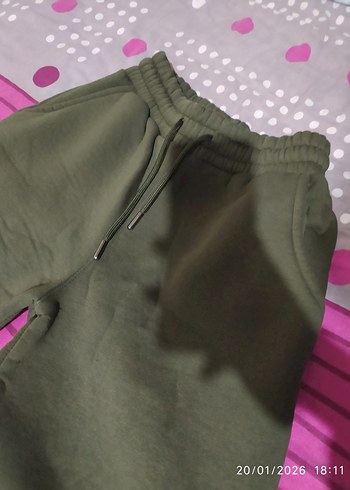 Kadın Haki Salaş Sweatpant - Görsel 4