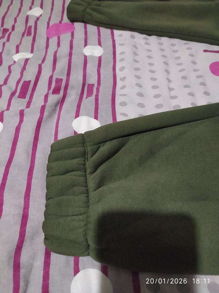 Kadın Haki Salaş Sweatpant - Görsel 5