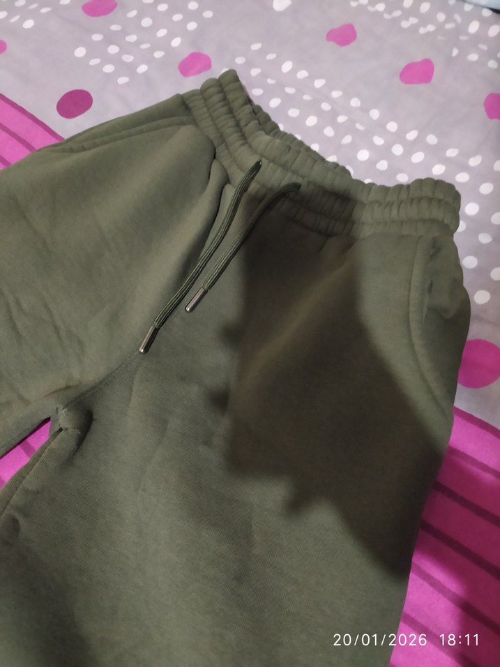 Kadın Haki Salaş Sweatpant - Görsel 4