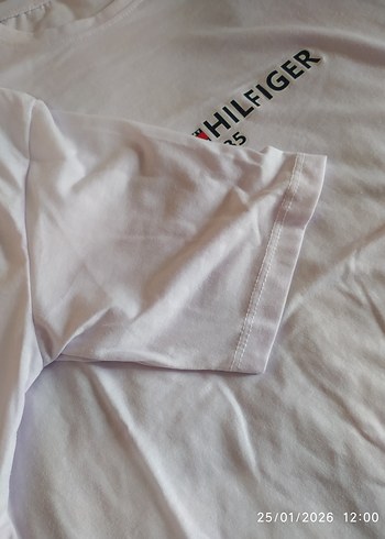 Tommy Hilfiger Beyaz Baskılı tişört - Görsel 2