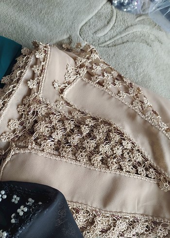 Boncuk İşlemeli Kadın Şal El emeği - Görsel 2