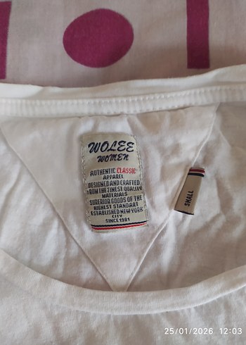 Baskılı Beyaz Kız Tişörtü V Yakalı - Görsel 3