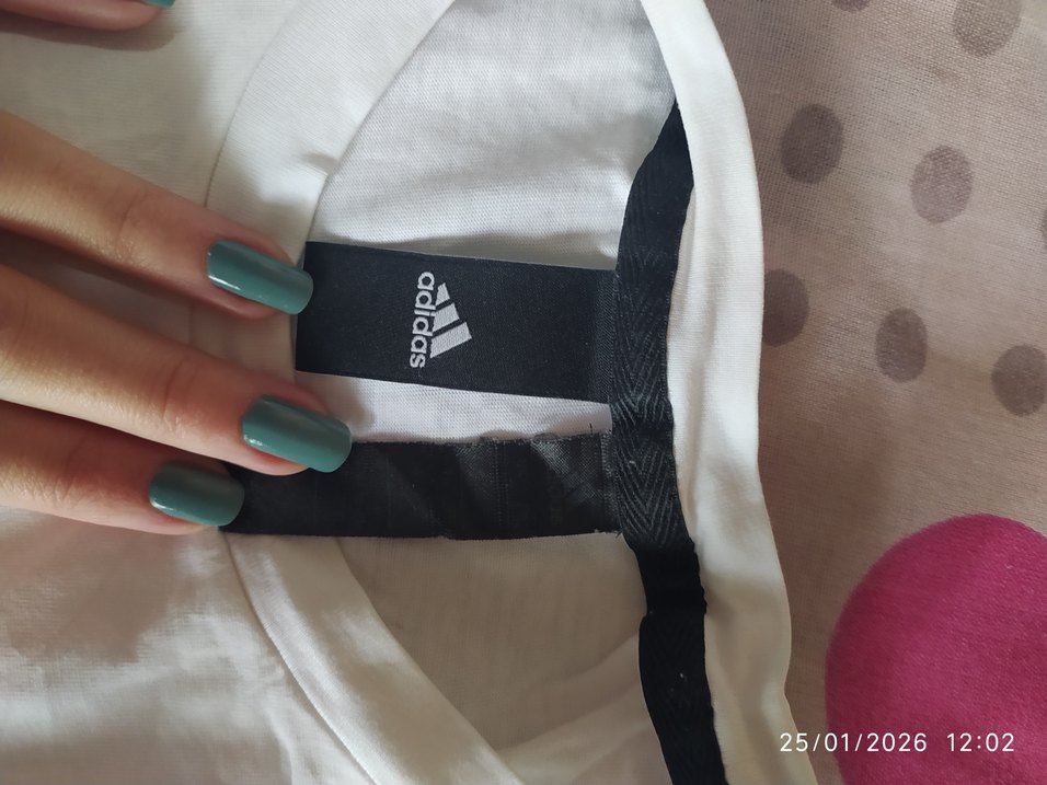 Adidas Beyaz Kadın Kısa Kollu Tişört - Görsel 2