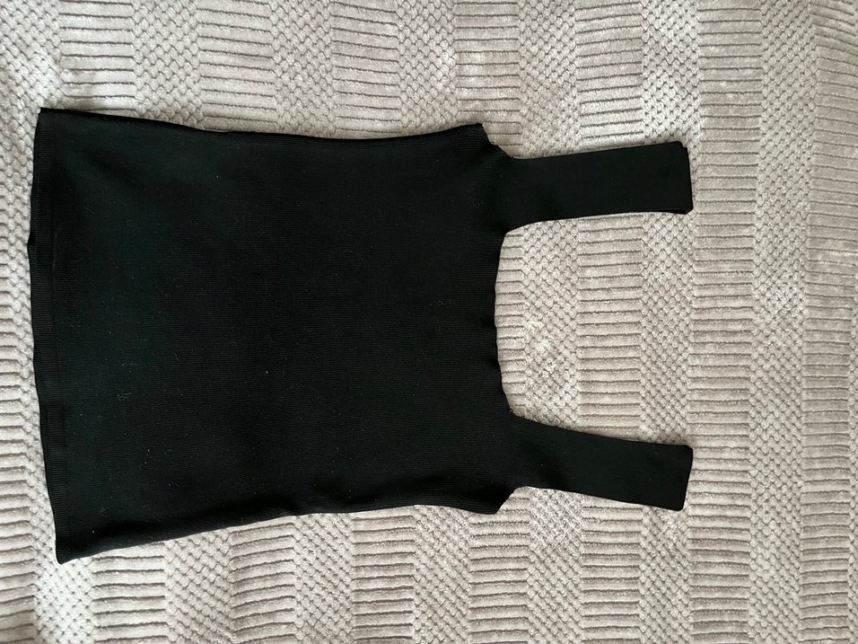 Siyah büstiyer crop - Görsel 2