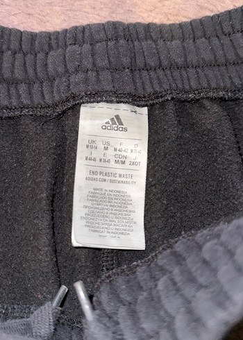 Kadın Siyah Adidas Rahat Kesim Eşofman - Görsel 3