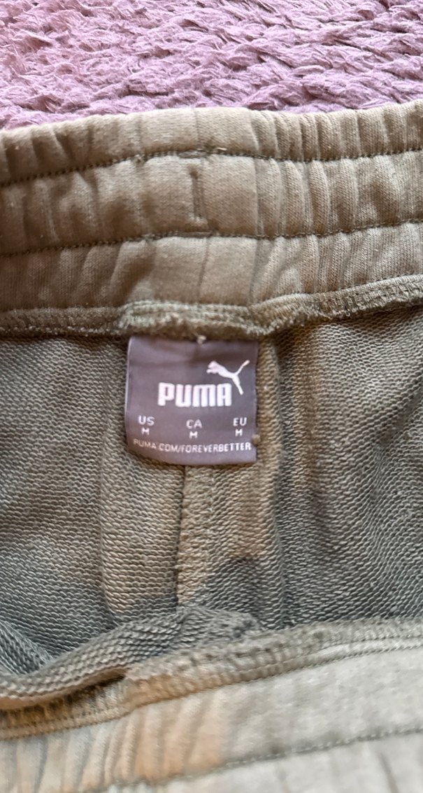 Bej Düğmeli Rahat Kesim Kadın Eşofman Altı - Görsel 2