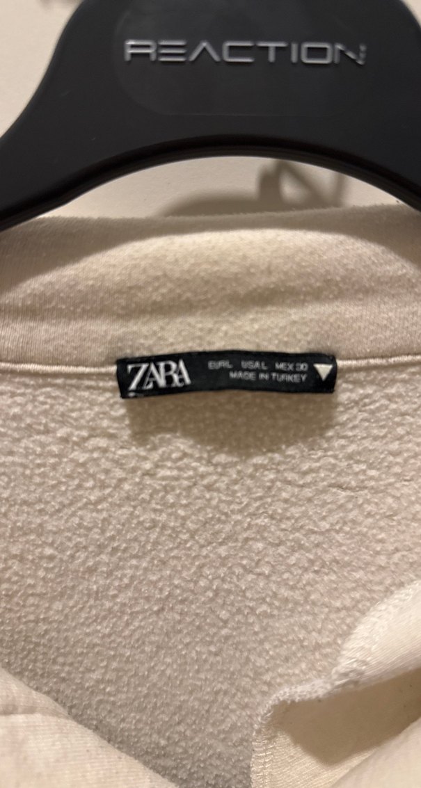 New York Baskılı Beyaz Gri Kadın Sweatshirt - Görsel 2