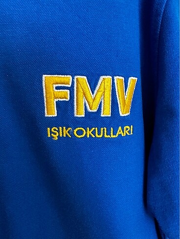 13-14 Yaş Beden Fmv Işık okul tshirt S beden