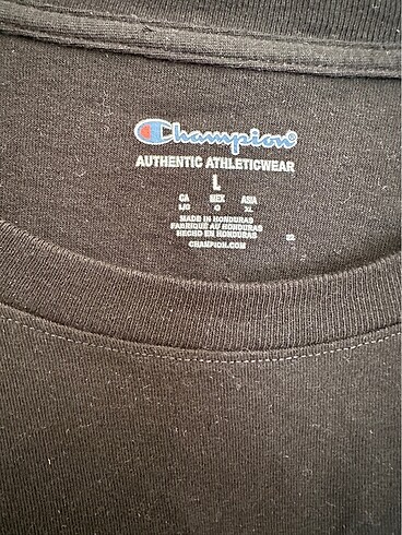 l Beden Champion L etiketli tshirt