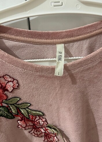 l Beden pembe Renk pembe kadife kazak