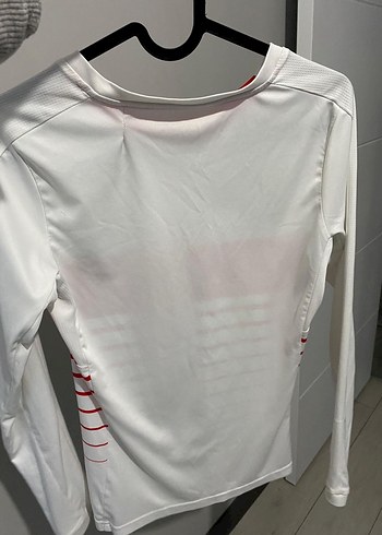 Erkek Uzun Kollu Beyaz Baskılı Forma - Görsel 2