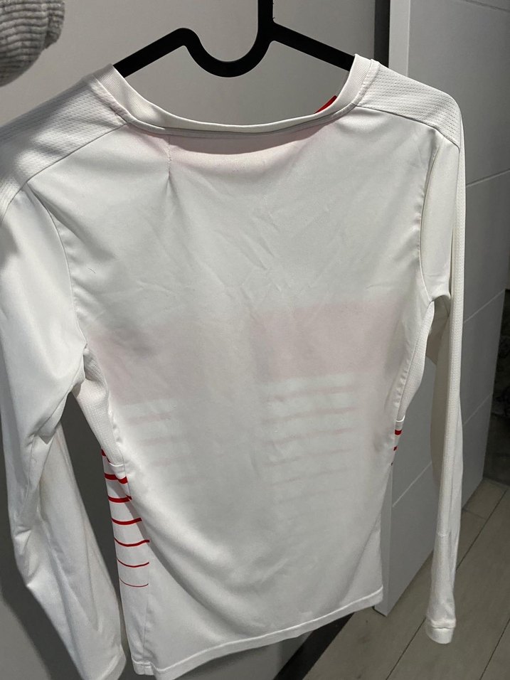 Erkek Uzun Kollu Beyaz Baskılı Forma - Görsel 2