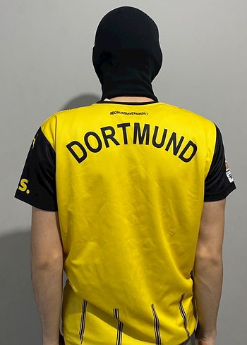 Sarı Erkek Kısa Kollu Spor Forma - Görsel 3