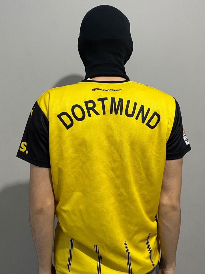 Sarı Erkek Kısa Kollu Spor Forma - Görsel 3