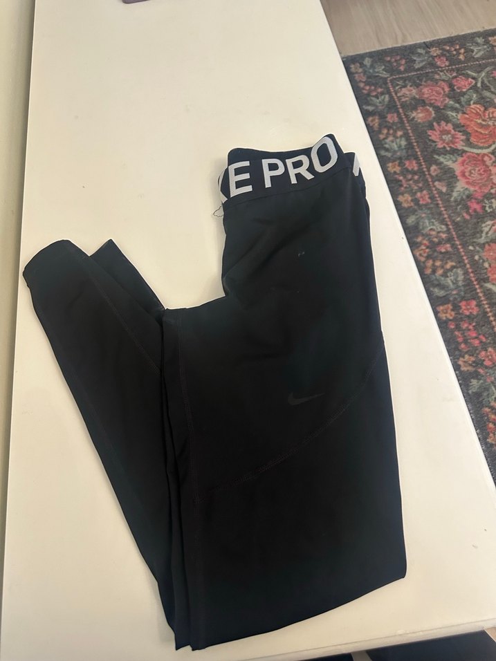 Siyah Kadın Hamile Spor Taytı Velcro - Görsel 3