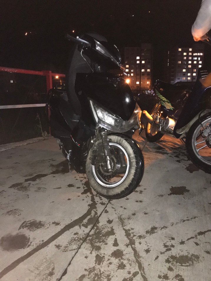 Kemerli Siyah Biker Motosiklet Kaskı - Görsel 3