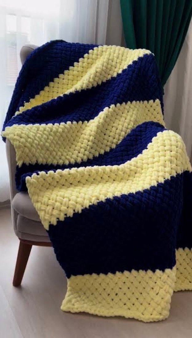 Taraftar için Örgü Battaniye - Görsel 2