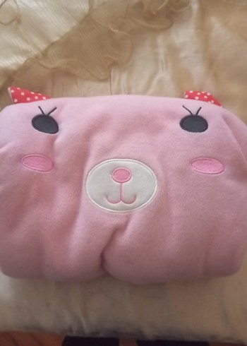 Pembe Yumuşak Peluş kola takılan oyuncak - Görsel 3