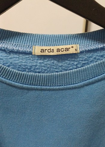 Mavi Oversize Kadın Sweatshirt - Görsel 3