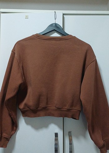 Kadın Kahverengi Sweatshirt - Görsel 2