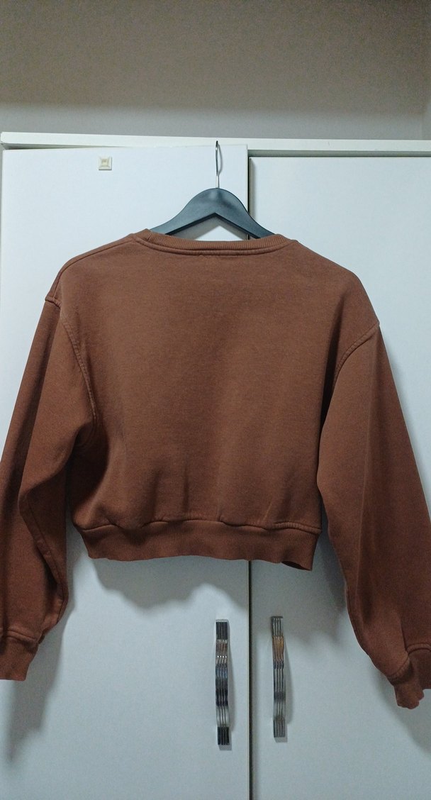 Kadın Kahverengi Sweatshirt - Görsel 2