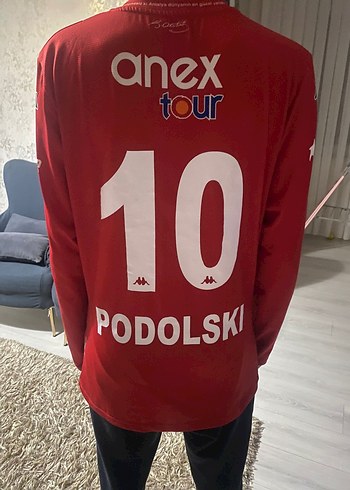 Antalya spor 2017-2018 podolski imzali forma - Görsel 9