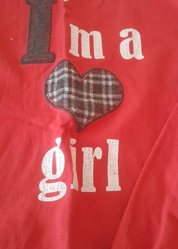 Kız Çocuk Uzun Kollu Baskılı Tişört - Görsel 2