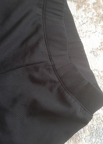 çocukSiyah Pileli Geniş Paça Pantolon - Görsel 3