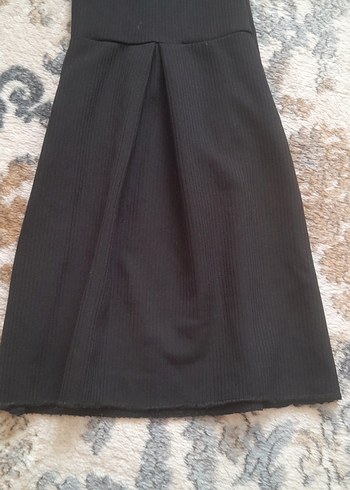 çocukSiyah Pileli Geniş Paça Pantolon - Görsel 2