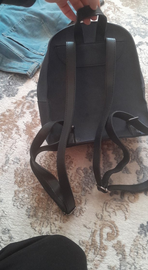 Gri Kadın Clutch Çanta Fermuarlı - Görsel 3