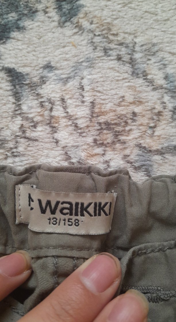 Bej Kemerli Erkek Keten Pantolon - Görsel 2