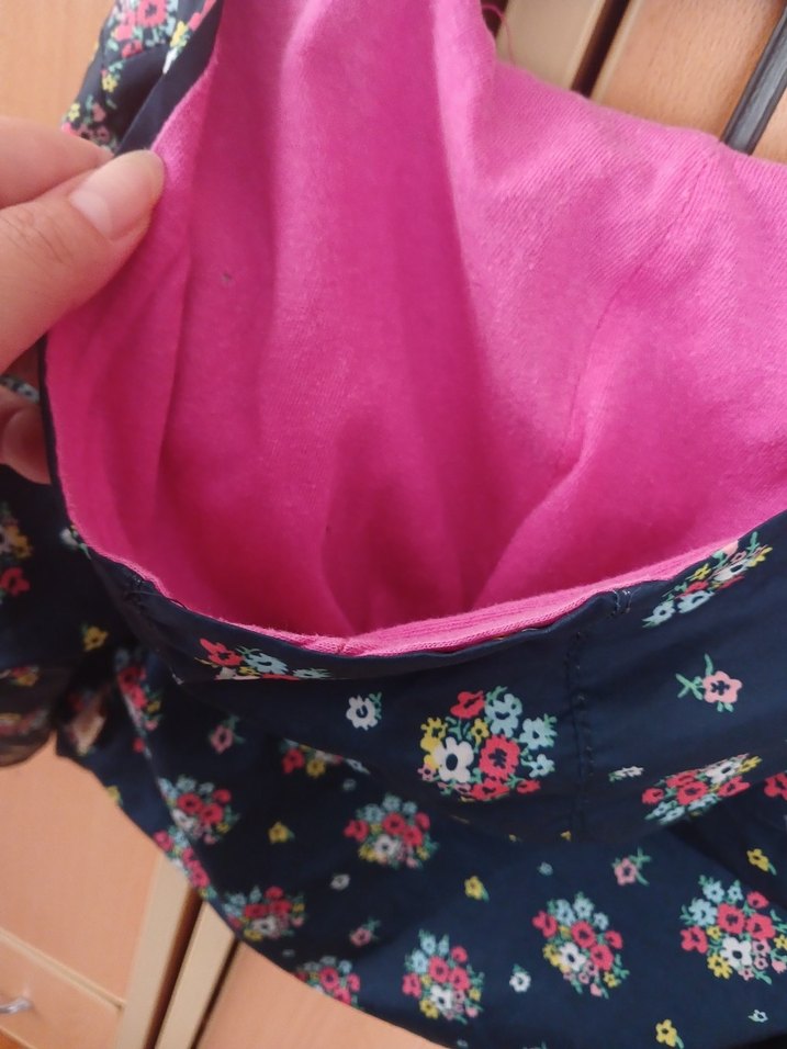 Kız Çocuk Kapüşonlu Çiçek Desenli Fermuarlı Yağmurluk - Görsel 4