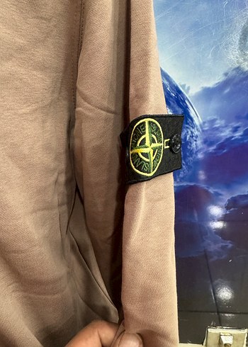 Erkek Siyah Baskılı Sweatshirt - Görsel 3