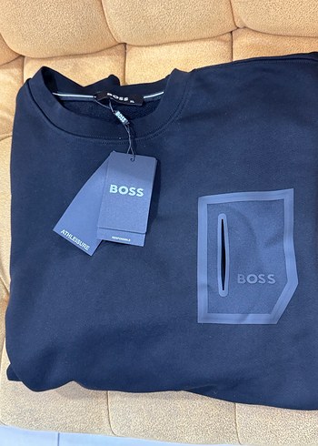 BOSS Siyah Erkek Sweatshirt - Görsel 2