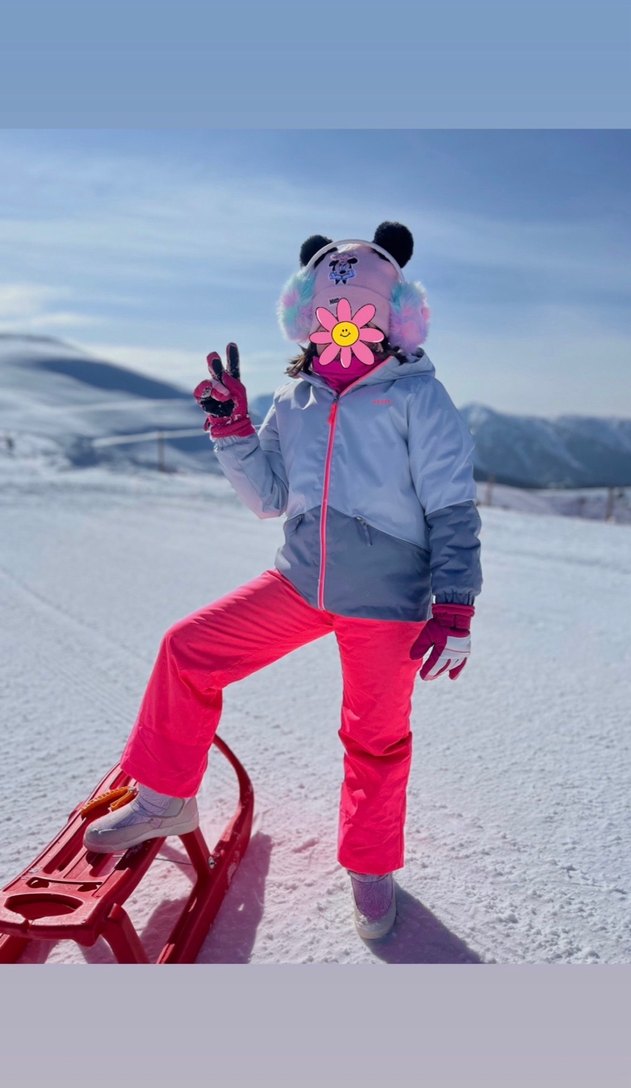 Çocuk kayak pantolonu ve kayak montu - Görsel 2