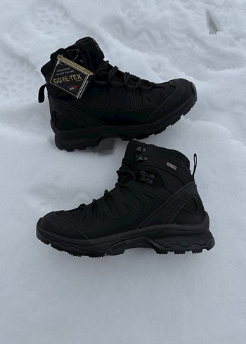 Erkek Siyah Outdoor Botlar Velcro Detaylı - Görsel 3