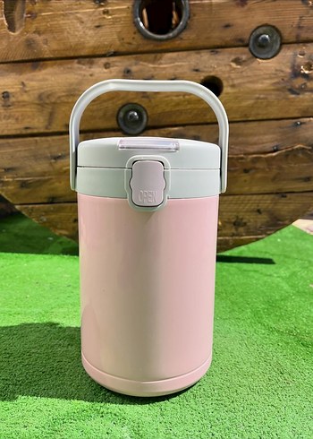 Pastel Yeşil Çocuk Termos Şişesi - Görsel 2