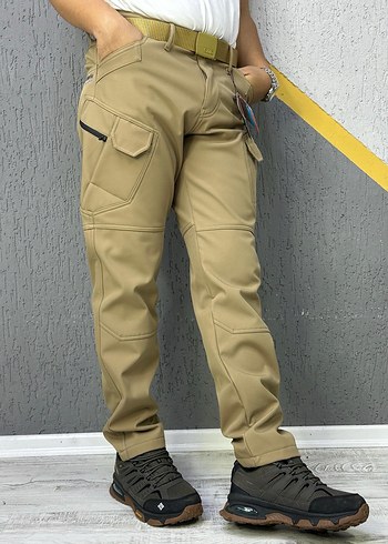 Kemerli Kahverengi Erkek Kargo Pantolon - Görsel 2