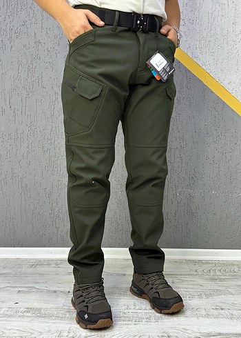 Kemerli Kahverengi Erkek Kargo Pantolon - Görsel 4