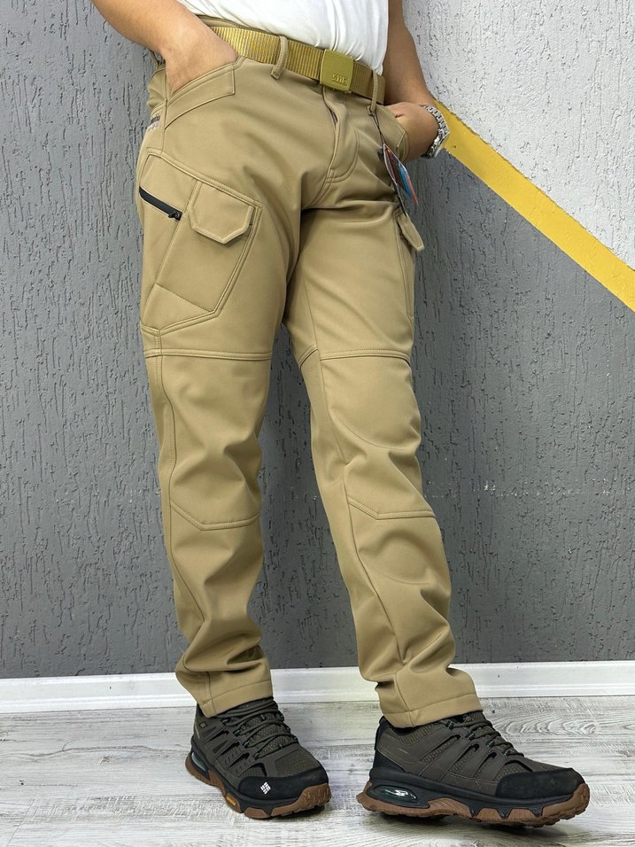 Kemerli Kahverengi Erkek Kargo Pantolon - Görsel 2