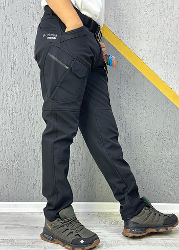 Kemerli Siyah Erkek taktik  Pantolon - Görsel 6