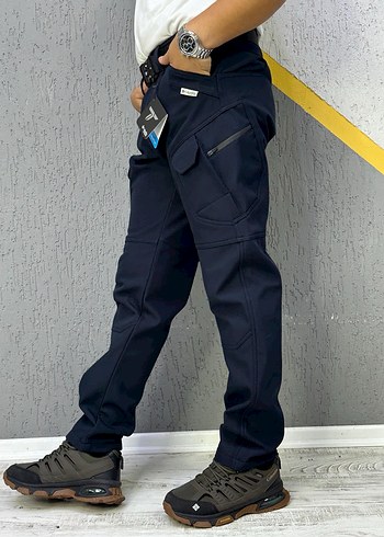 Kemerli Siyah Erkek taktik  Pantolon - Görsel 7