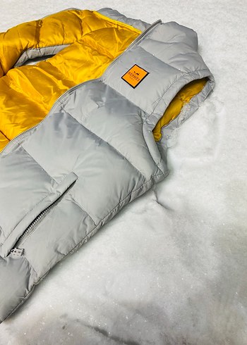 Beyaz Fermuarlı Erkek Yelek - Görsel 3