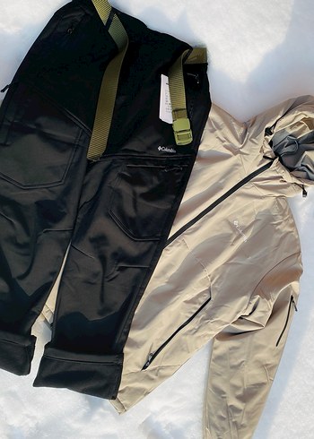 Columbia Bej Midi Boy Erkek Yagmurluk